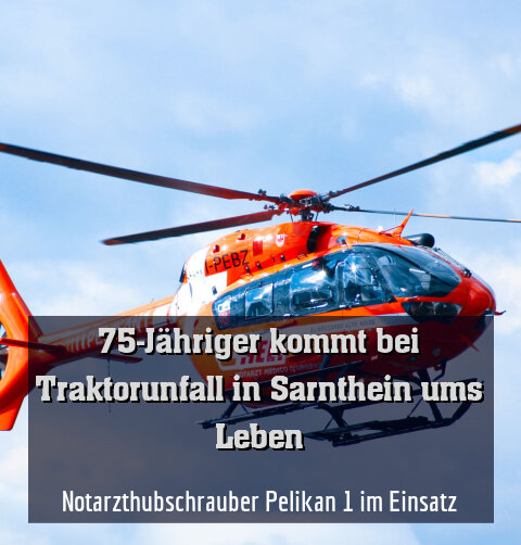 Notarzthubschrauber Pelikan 1 im Einsatz