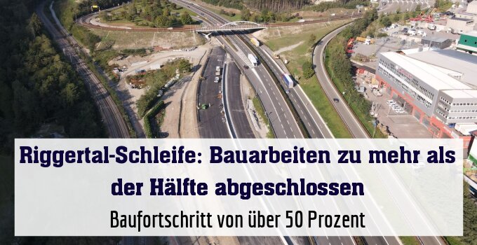 Baufortschritt von über 50 Prozent