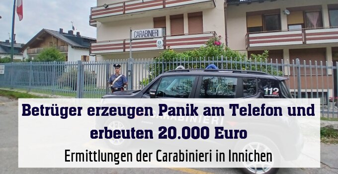 Ermittlungen der Carabinieri in Innichen