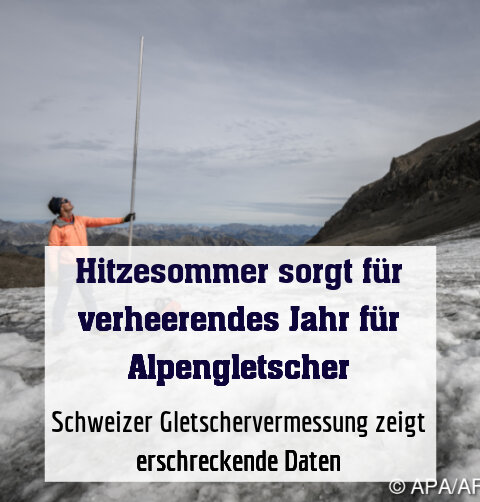 Schweizer Gletschervermessung zeigt erschreckende Daten