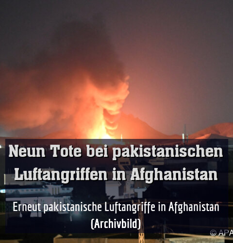Erneut pakistanische Luftangriffe in Afghanistan (Archivbild)