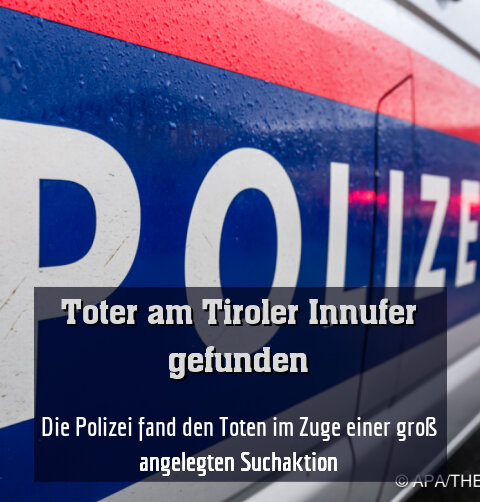 Die Polizei fand den Toten im Zuge einer groß angelegten Suchaktion