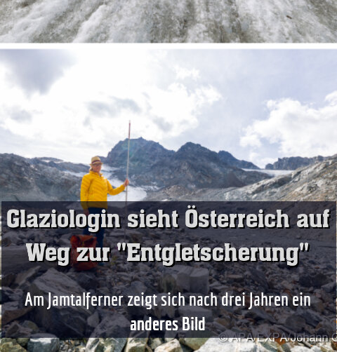 Am Jamtalferner zeigt sich nach drei Jahren ein anderes Bild