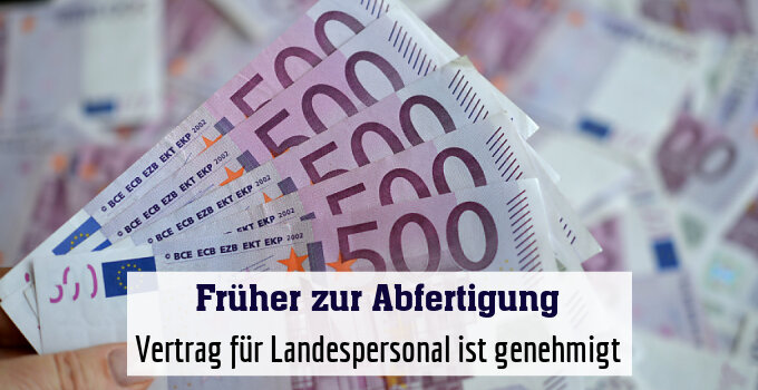 Vertrag für Landespersonal ist genehmigt