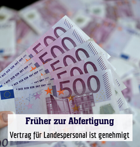 Vertrag für Landespersonal ist genehmigt