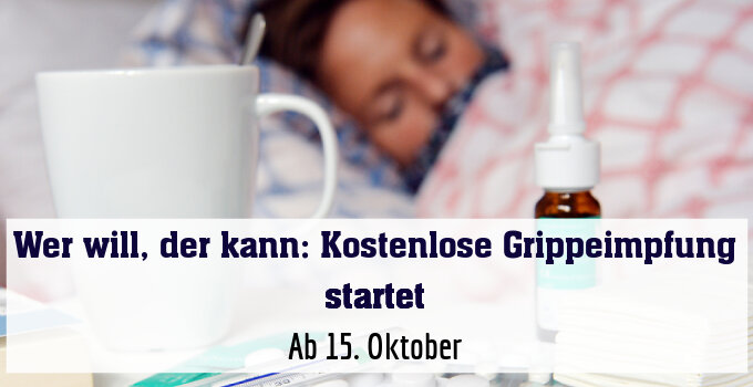Ab 15. Oktober
