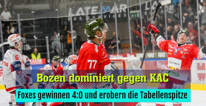 Foxes gewinnen 4:0 und erobern die Tabellenspitze