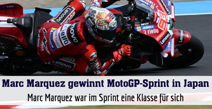 Marc Marquez war im Sprint eine Klasse für sich