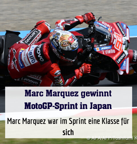 Marc Marquez war im Sprint eine Klasse für sich