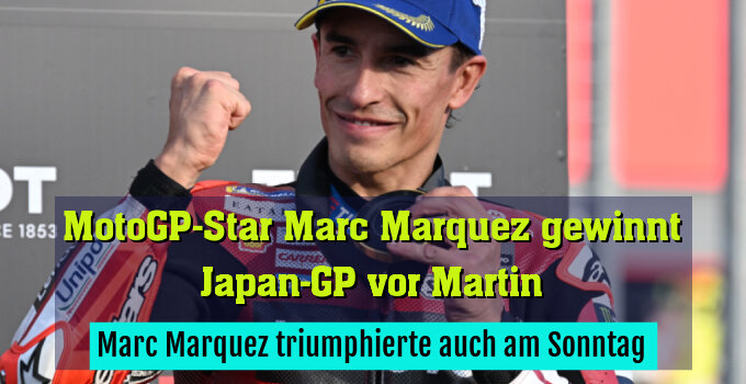 Marc Marquez triumphierte auch am Sonntag