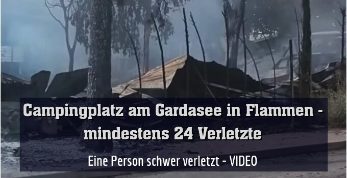 Eine Person schwer verletzt - VIDEO