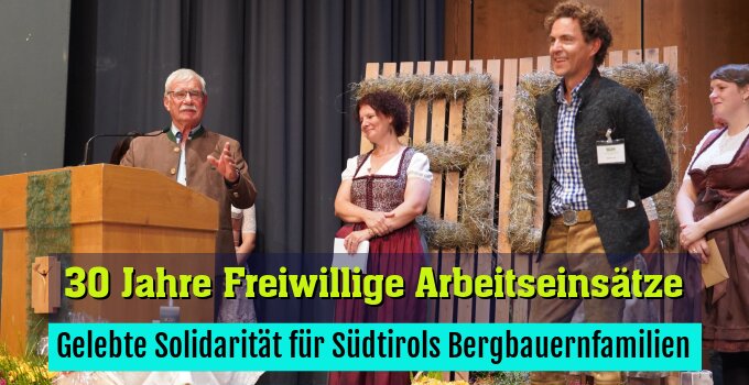 Gelebte Solidarität für Südtirols Bergbauernfamilien