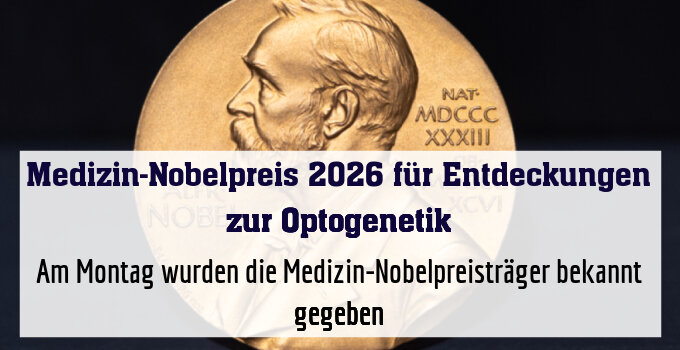 Am Montag wurden die Medizin-Nobelpreisträger bekannt gegeben