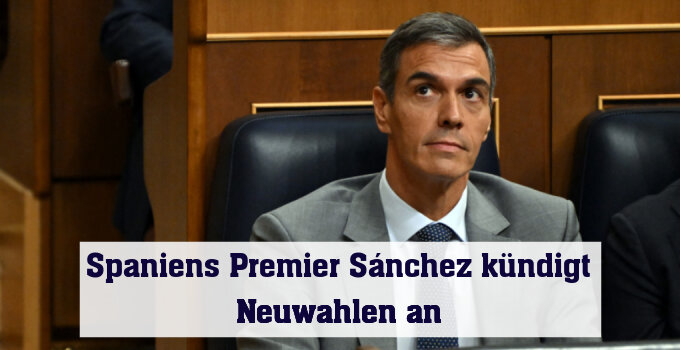 Sánchez kündigte vorgezogene Neuwahlen an (Archivbild)