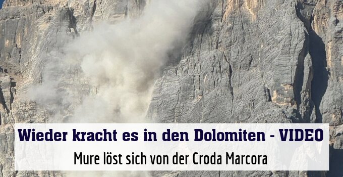 Mure löst sich von der Croda Marcora