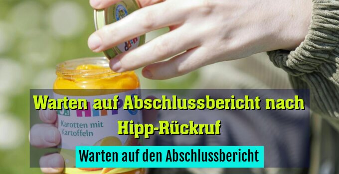 Warten auf den Abschlussbericht