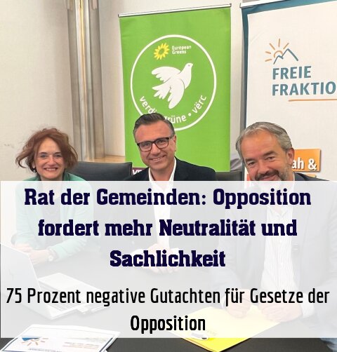 75 Prozent negative Gutachten für Gesetze der Opposition