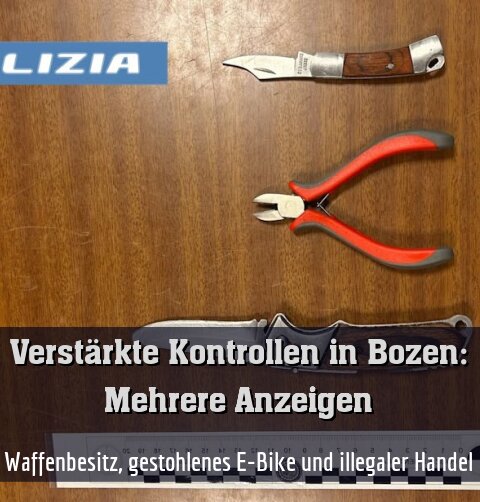 Waffenbesitz, gestohlenes E-Bike und illegaler Handel