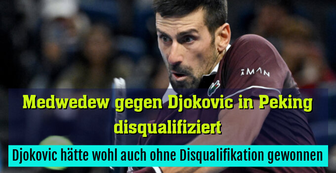 Djokovic hätte wohl auch ohne Disqualifikation gewonnen