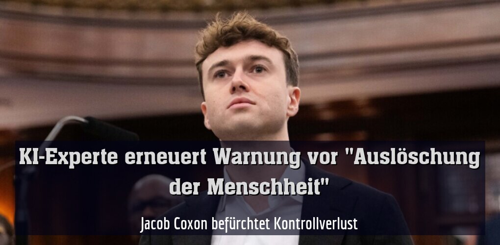Jacob Coxon befürchtet Kontrollverlust