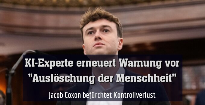 Jacob Coxon befürchtet Kontrollverlust