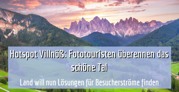 Land will nun Lösungen für Besucherströme finden
