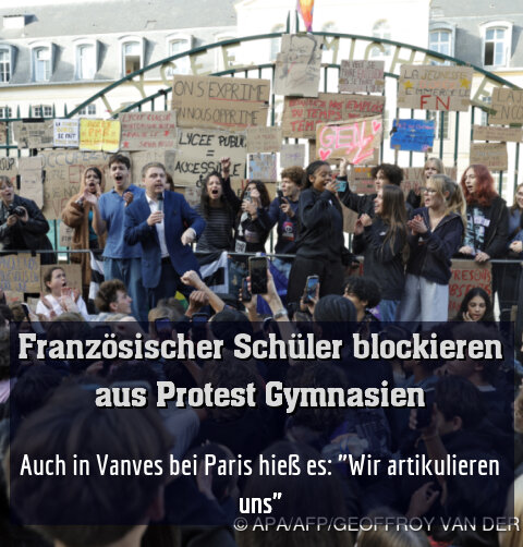 Auch in Vanves bei Paris hieß es: "Wir artikulieren uns"