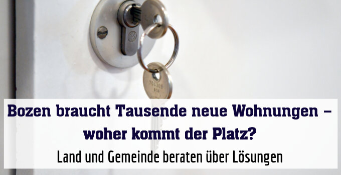 Land und Gemeinde beraten über Lösungen