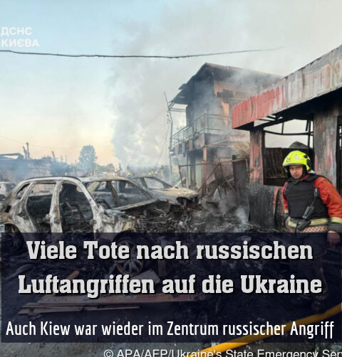 Auch Kiew war wieder im Zentrum russischer Angriff
