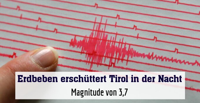 Magnitude von 3,7
