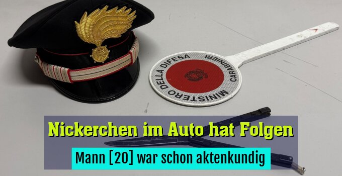 Mann [20] war schon aktenkundig