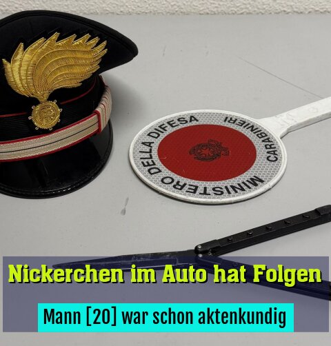 Mann [20] war schon aktenkundig