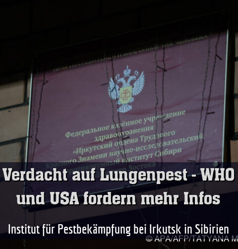 Institut für Pestbekämpfung bei Irkutsk in Sibirien