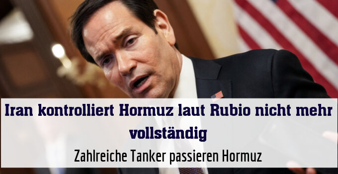 Zahlreiche Tanker passieren Hormuz