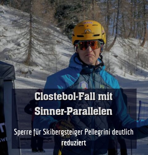 Sperre für Skibergsteiger Pellegrini deutlich reduziert