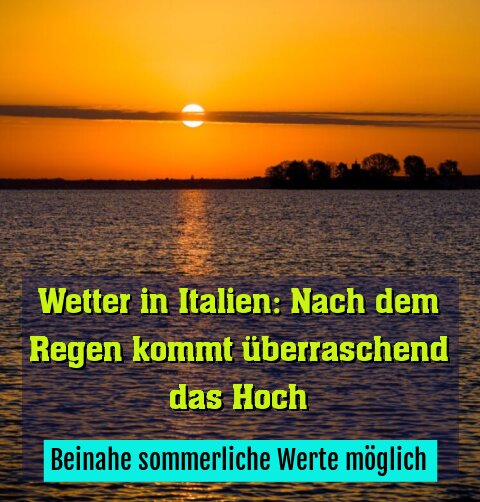Beinahe sommerliche Werte möglich