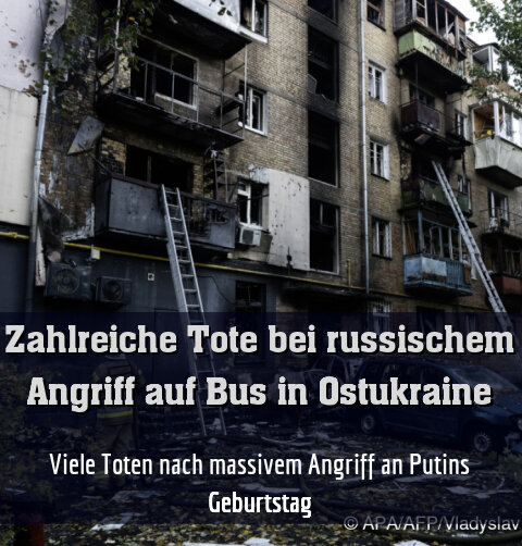 Viele Toten nach massivem Angriff an Putins Geburtstag