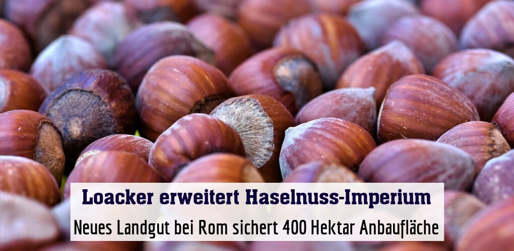 Neues Landgut bei Rom sichert 400 Hektar Anbaufläche