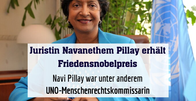 Navi Pillay war unter anderem UNO-Menschenrechtskommissarin