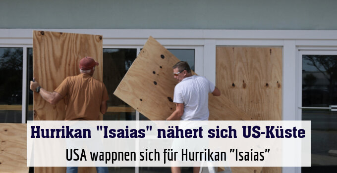 USA wappnen sich für Hurrikan "Isaias"