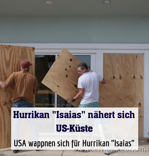 USA wappnen sich für Hurrikan "Isaias"