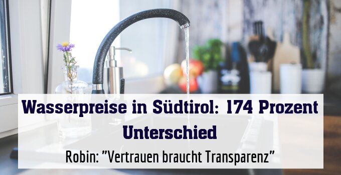 Robin: "Vertrauen braucht Transparenz"