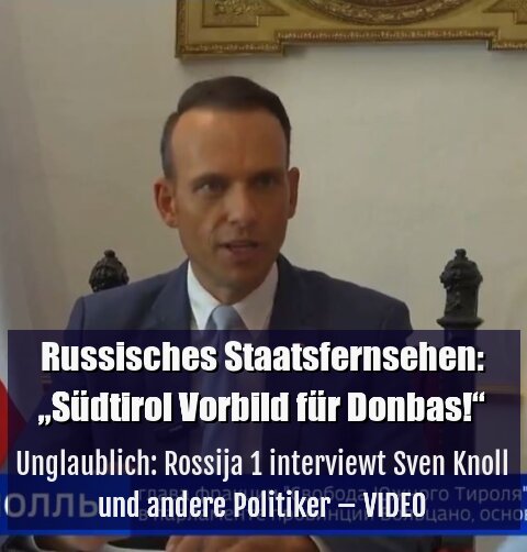 Unglaublich: Rossija 1 interviewt Sven Knoll und andere Politiker – VIDEO