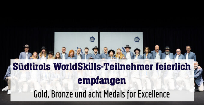 Gold, Bronze und acht Medals for Excellence