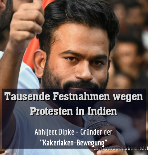 Abhijeet Dipke - Gründer der "Kakerlaken-Bewegung"