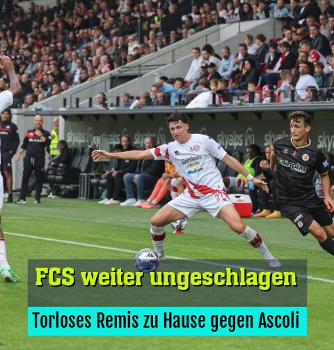 Torloses Remis zu Hause gegen Ascoli