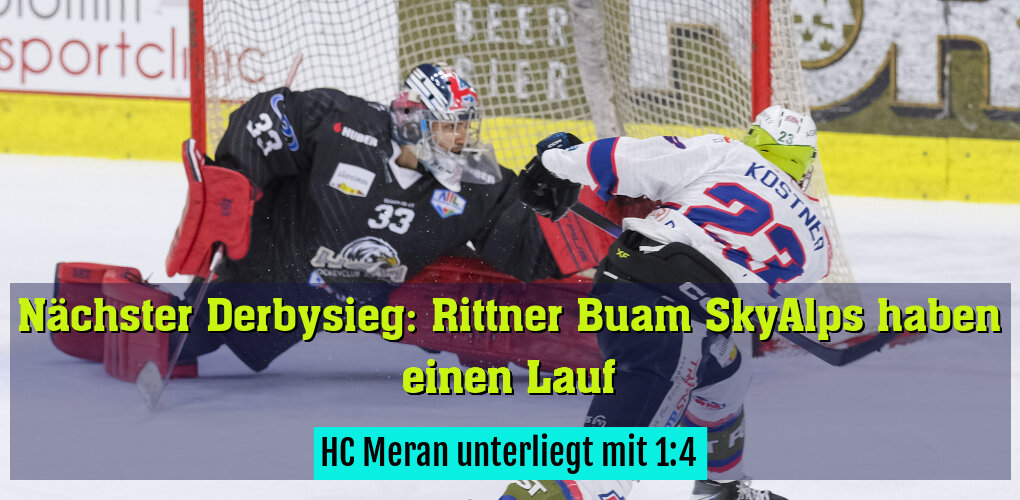 HC Meran unterliegt mit 1:4