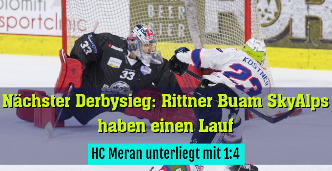 HC Meran unterliegt mit 1:4