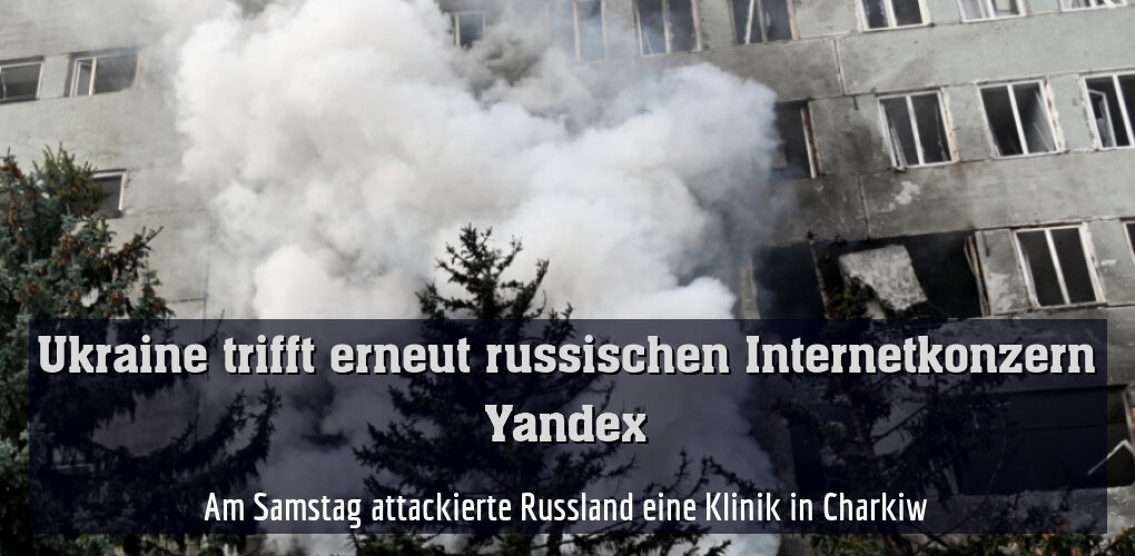 Am Samstag attackierte Russland eine Klinik in Charkiw