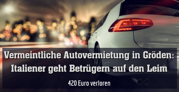 420 Euro verloren